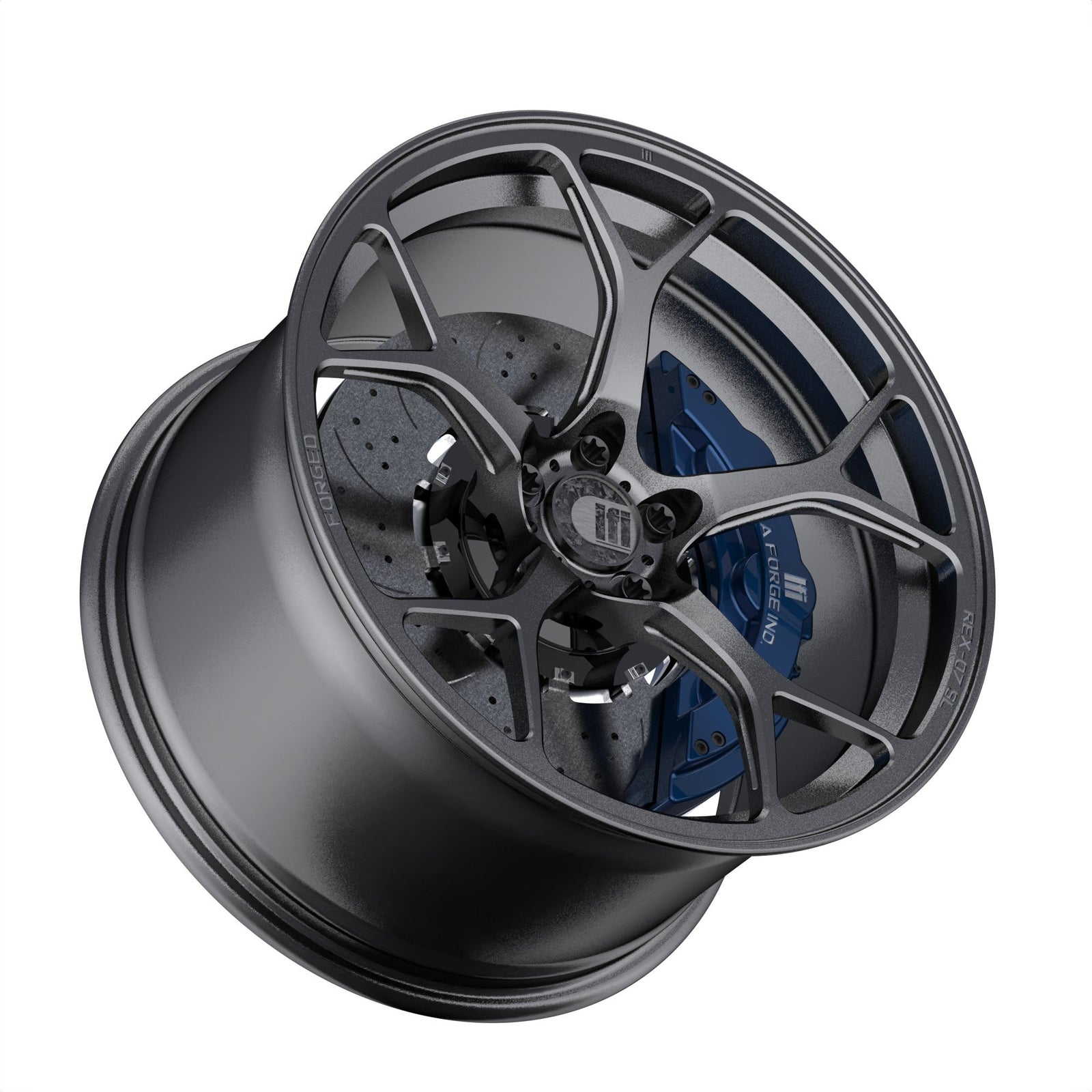 LFI REX-0R Superleggera angled render showing deep barrel and spoke profile
