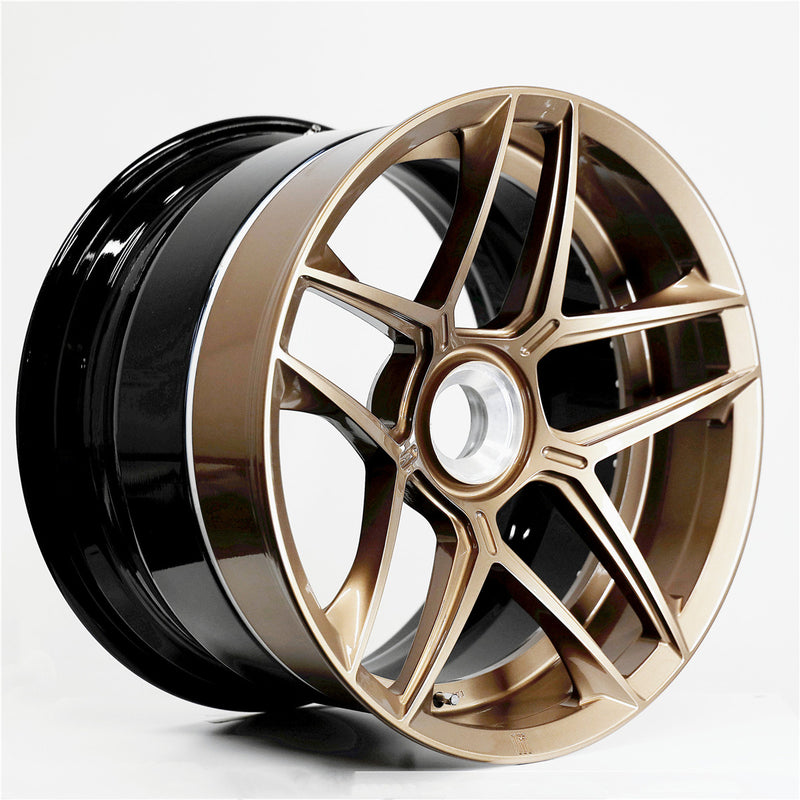 LFI forged wheel finish close-up image