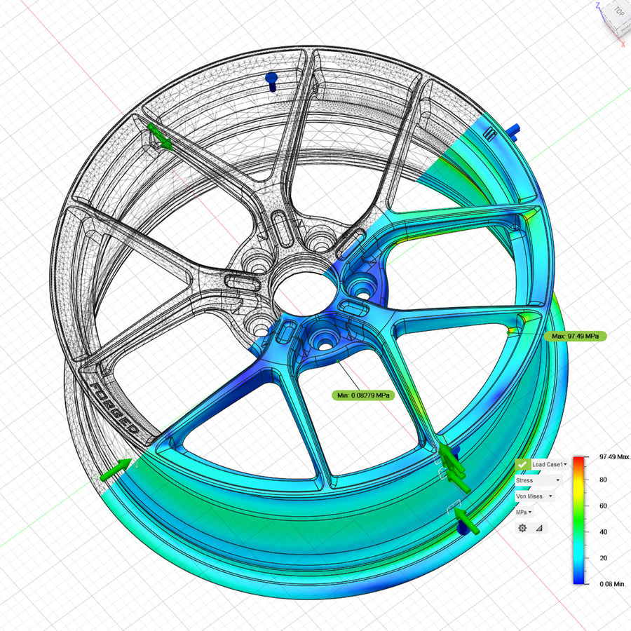 LFI forged wheel engineering validation image