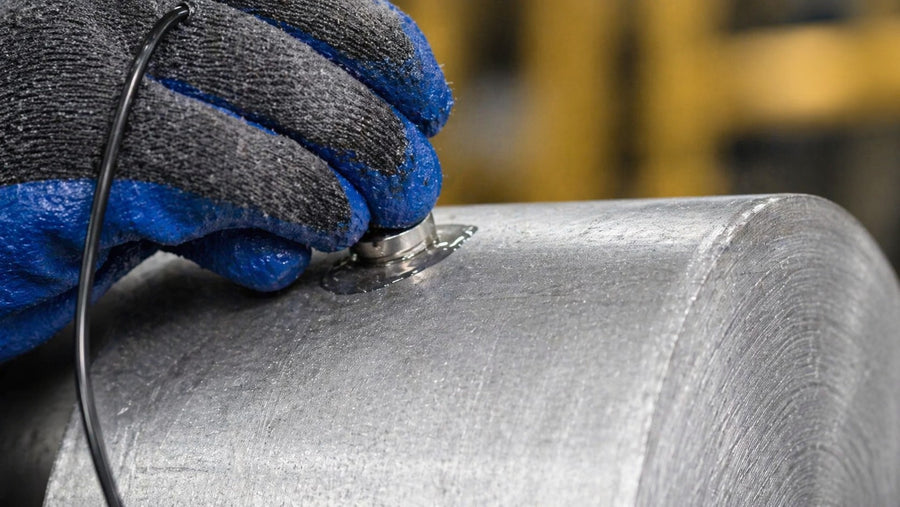 Ultrasonic testing on forged magnesium wheel blank