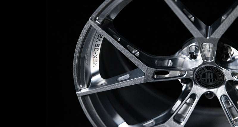 LFI REX-06 V2 forged wheel finish detail