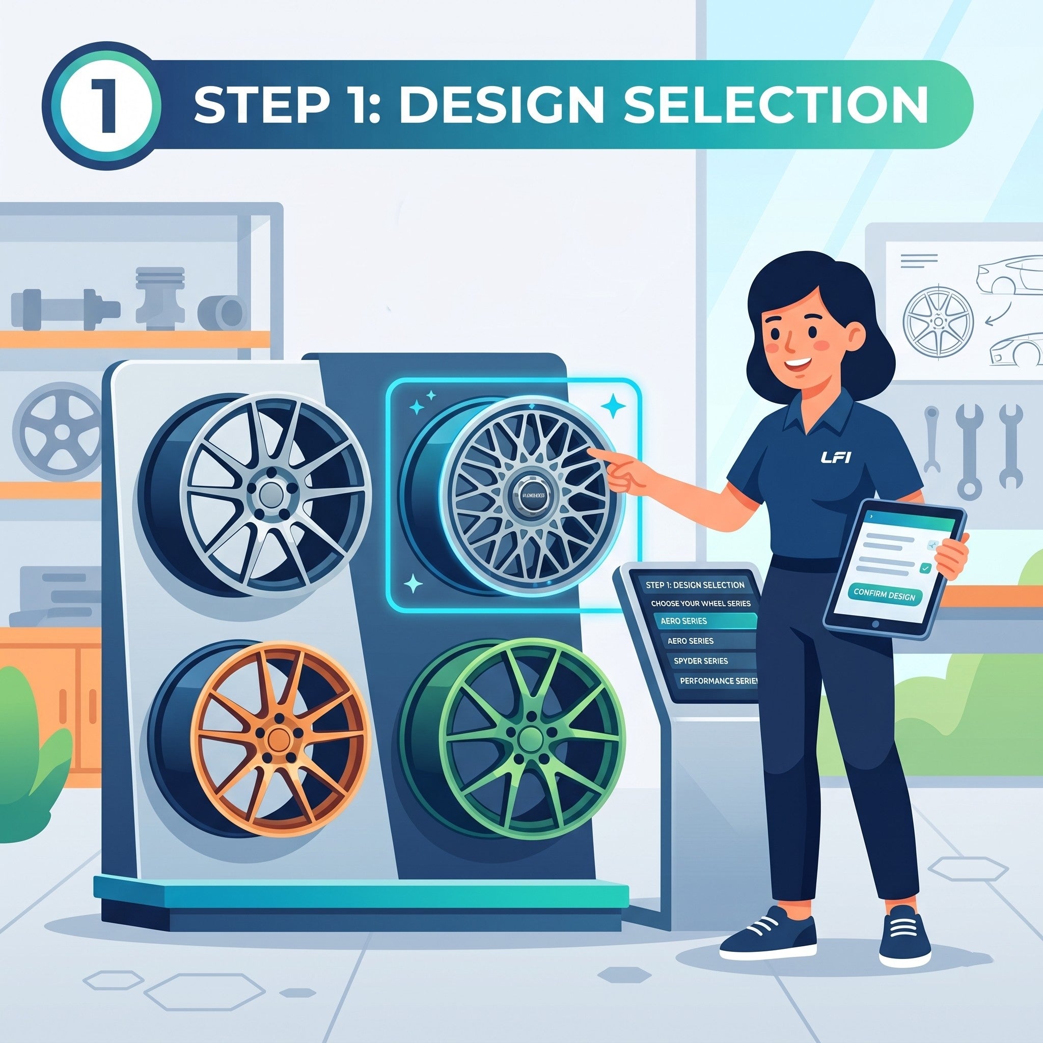 Step 1 — choose a wheel design direction