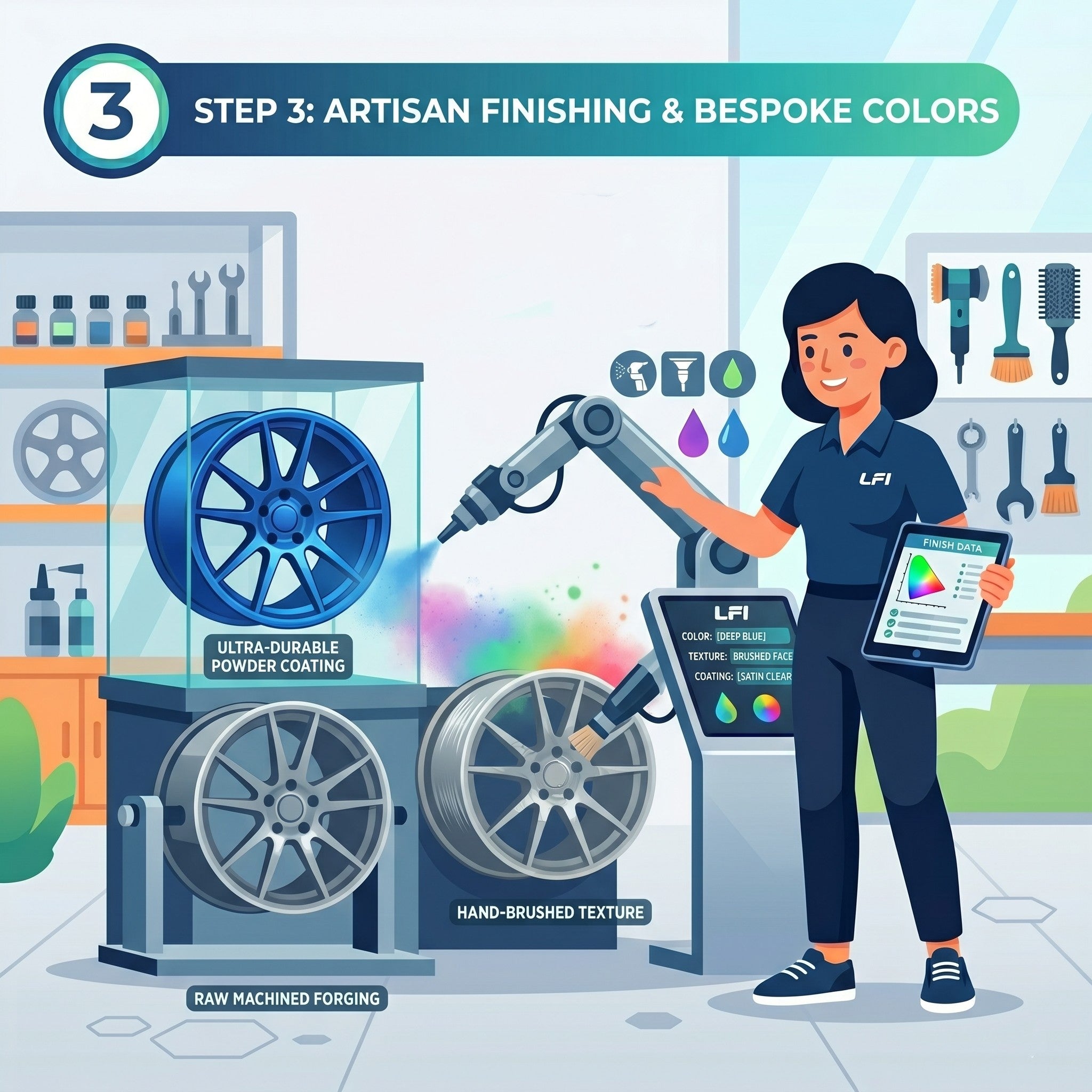 Step 3 — finish selection