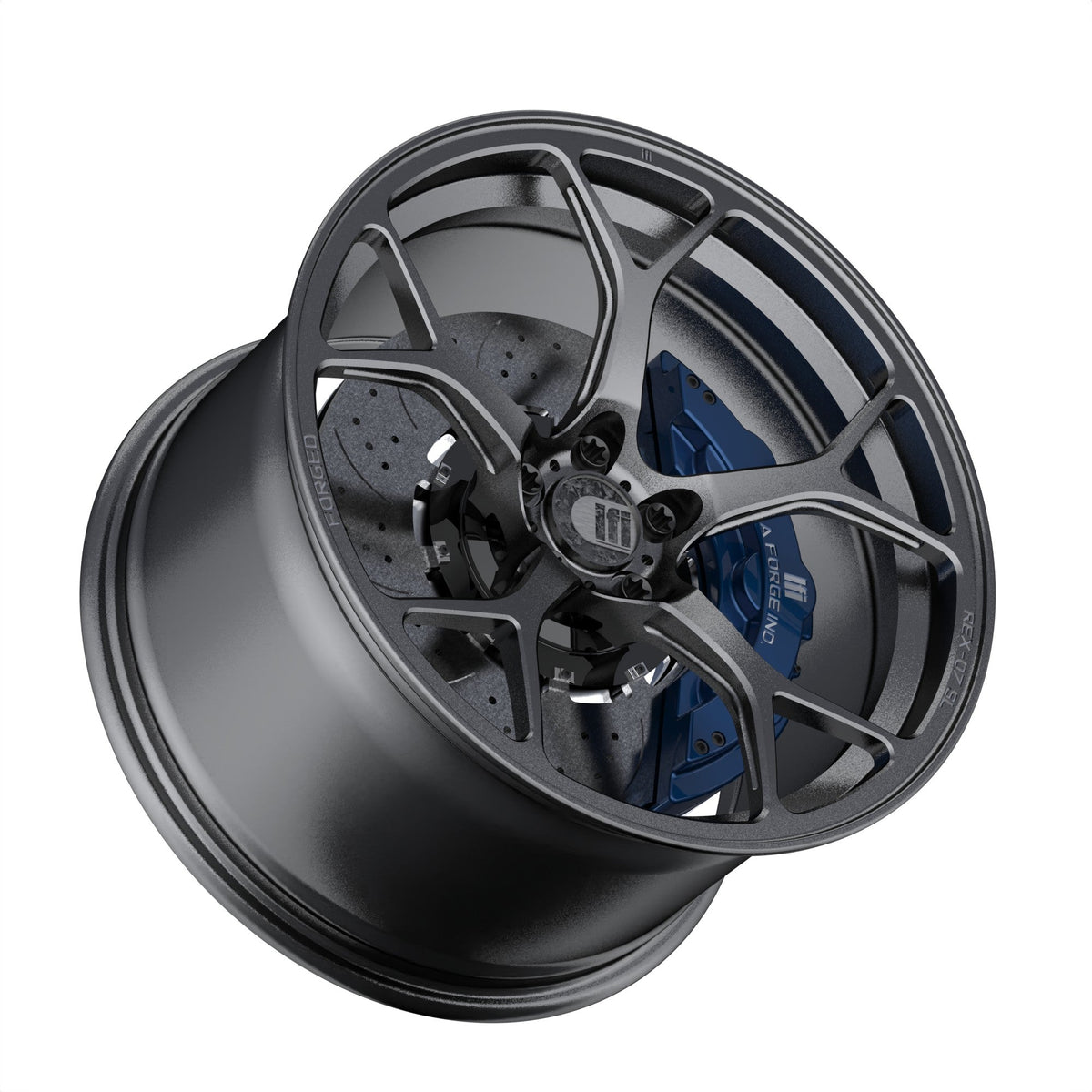 LFI REX-0R Superleggera angled render showing deep barrel and spoke profile